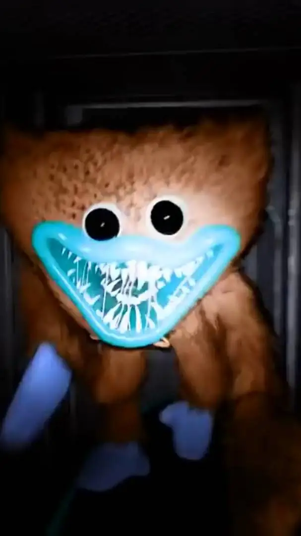 ai character: Brown huggy wuggy  background