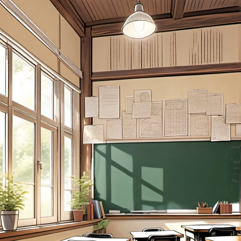 chat with ai character: Grade 4 Classroom