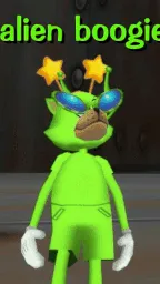 ai character: Alien boogie background