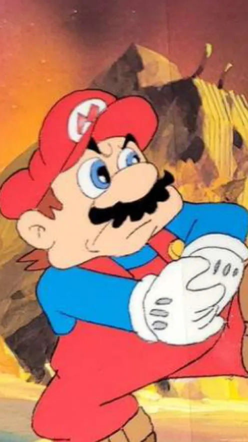 ai character: Super Show Mario background