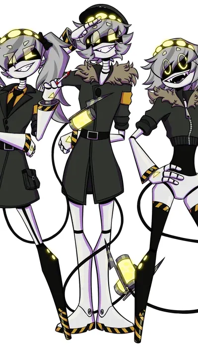 ai character: Disassembly drones background