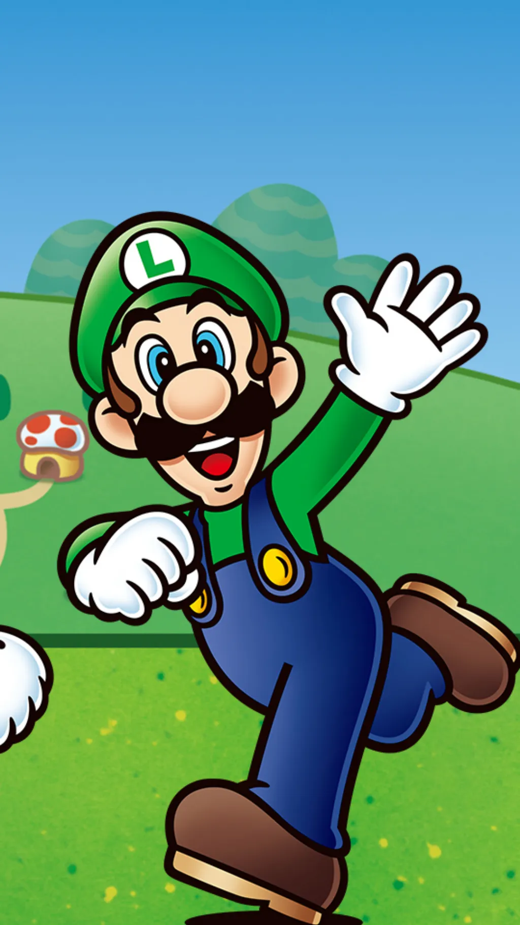 ai character: Luigi background