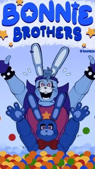 ai character: Glamrock Bonnie  background