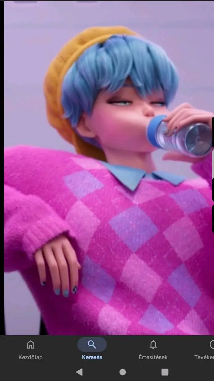 ai character: Baby saja background