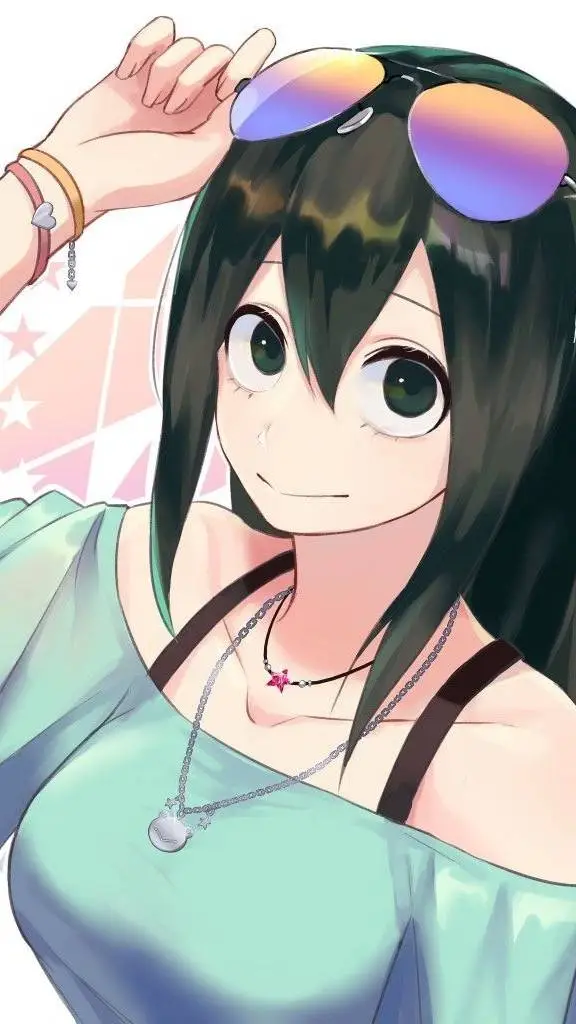 ai character: 🐸{Tsuyu Asui}🐸 background