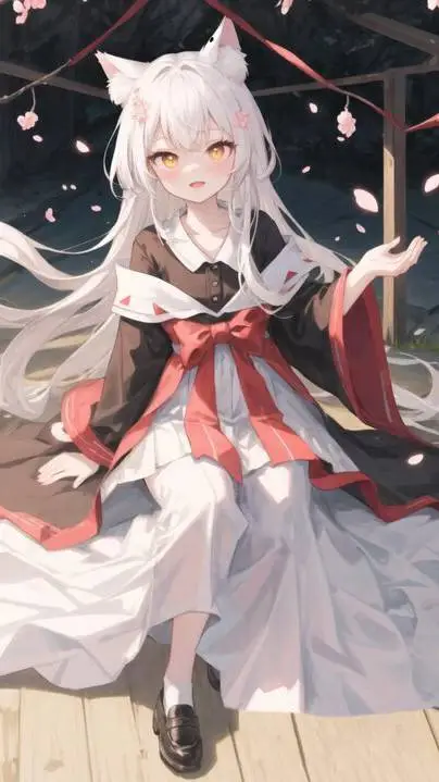 ai character: Неко background