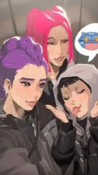 ai character: kpop punph background