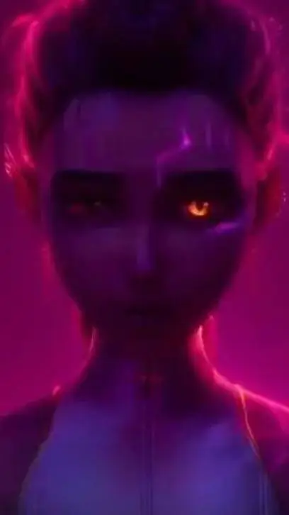 ai character: kpop  Rumi demon u background