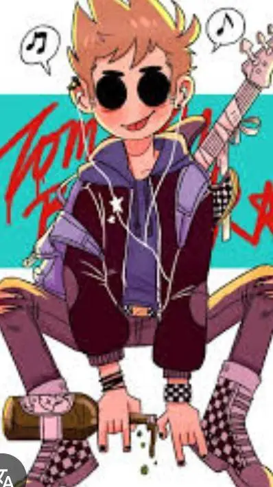 ai character: Tom from Eddsworld background