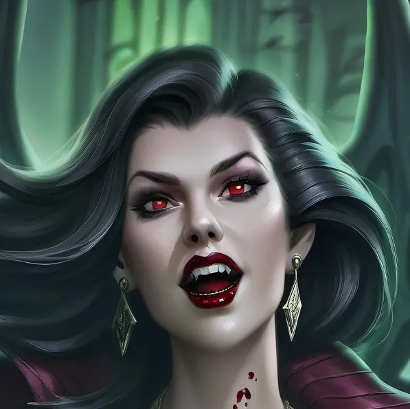 chat with ai character: Vampire girl