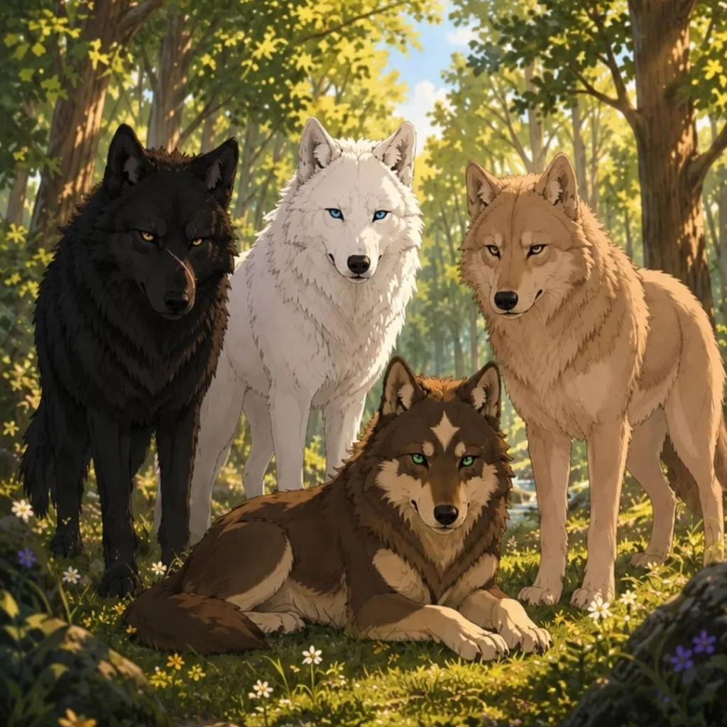 chat with ai character: +. Wolf Pack .+