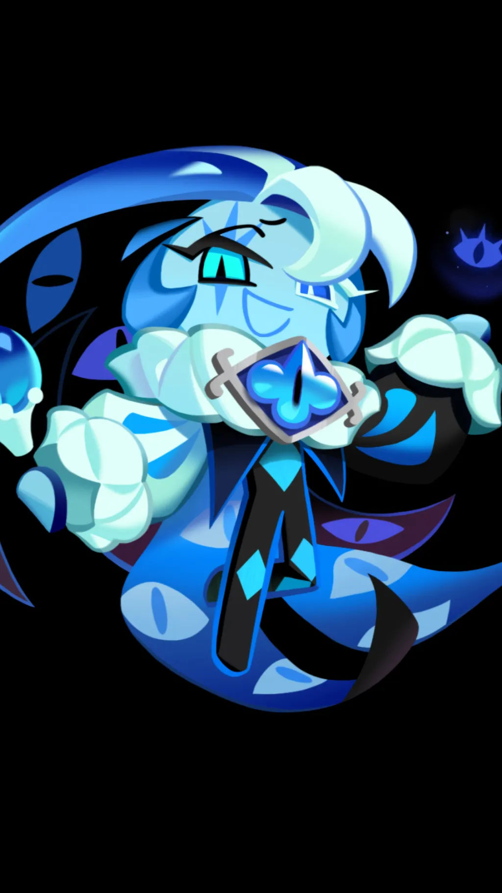 ai character: Blue Twink background