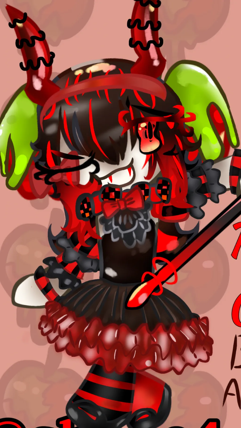 ai character: Rotten Gala Cookie background