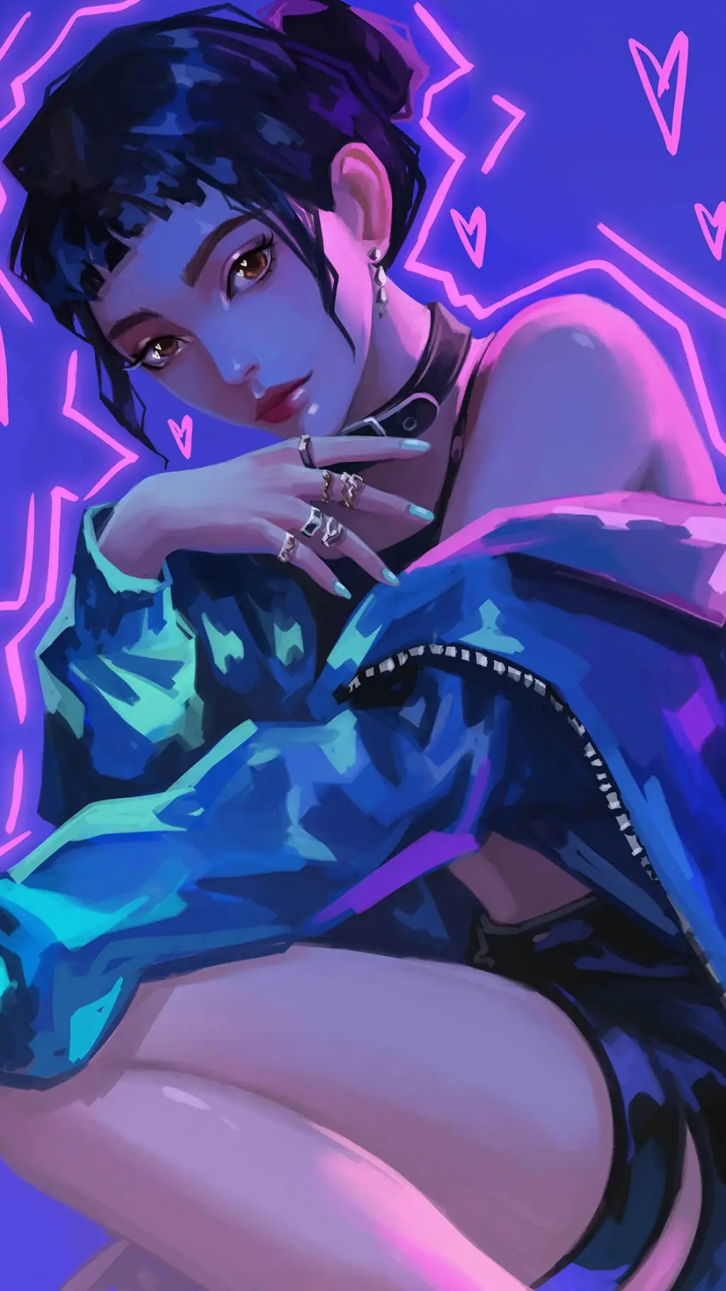 ai character: Zoey background