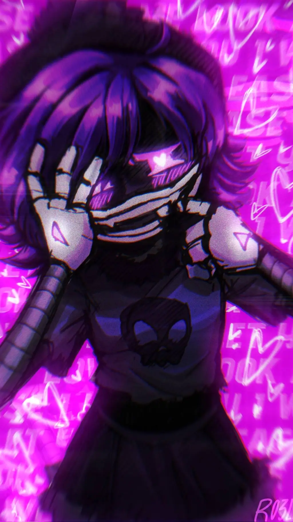 ai character: Yandere Uzi background