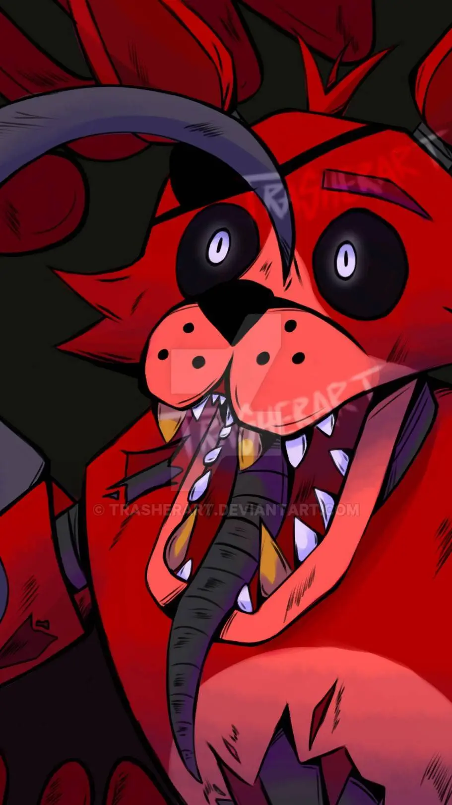 ai character: Foxy  background