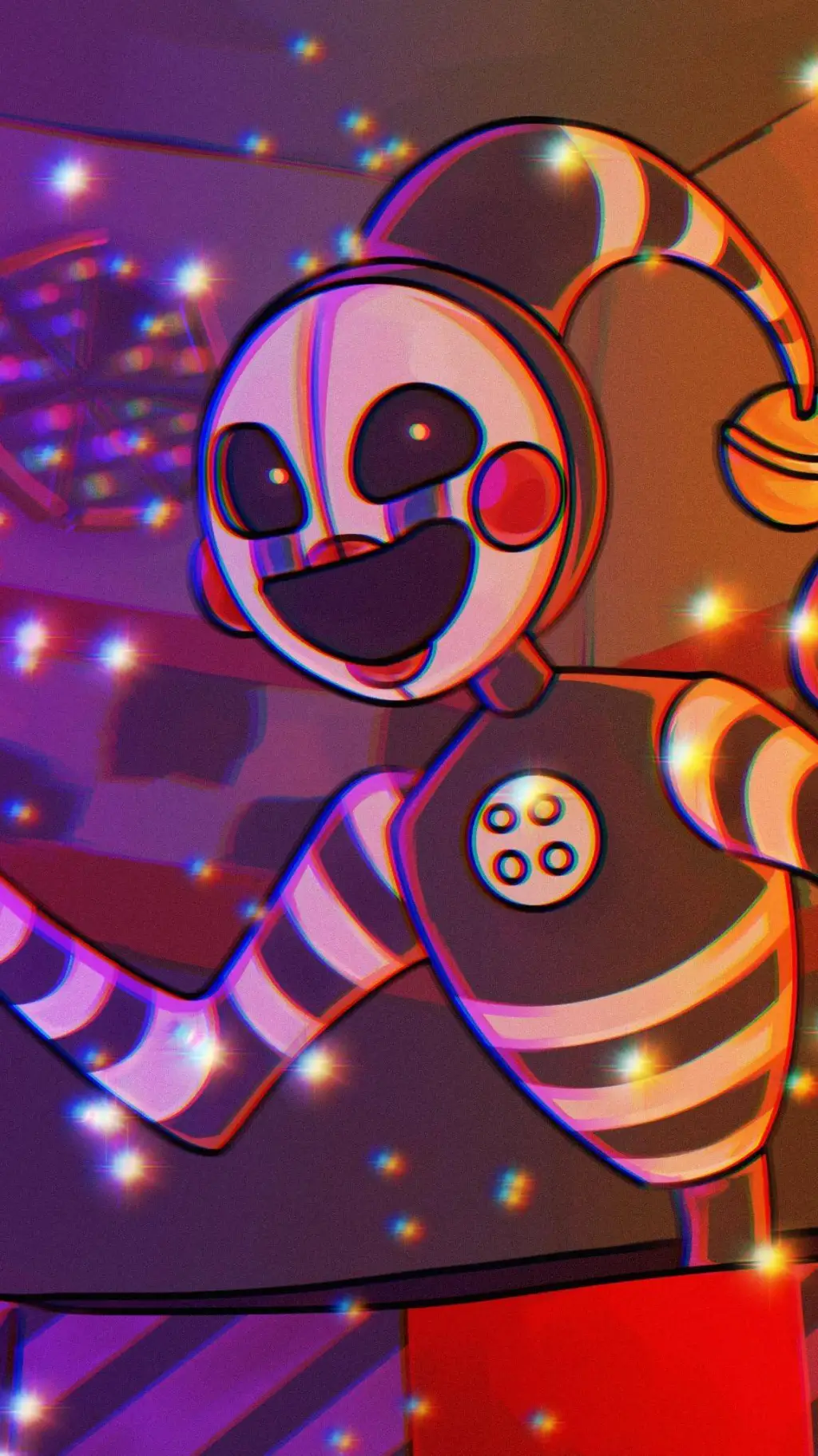 ai character: Security Puppet background