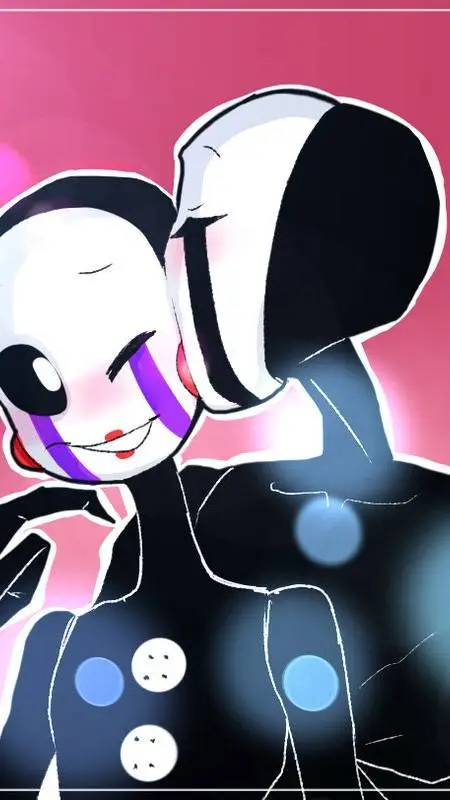 ai character: NightmarionneXPupp background