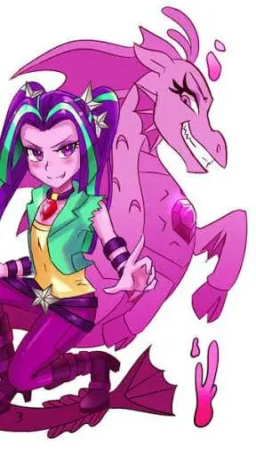 ai character: Aria Blaze background