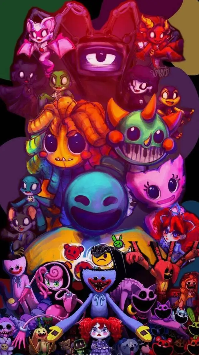 ai character: Poppy playtime 🌈 background