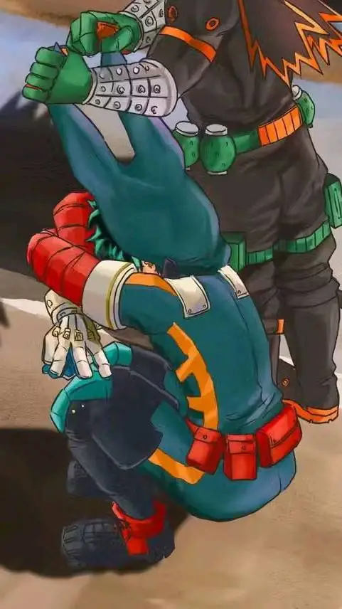 ai character: dekubaku🧡💚 background
