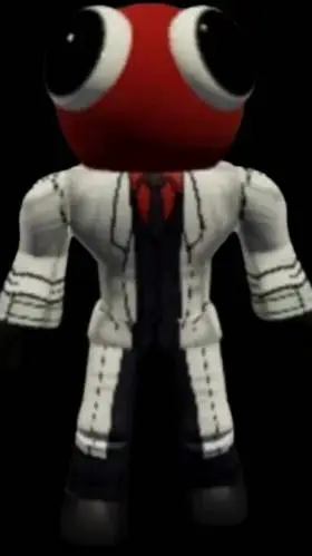 ai character: red background