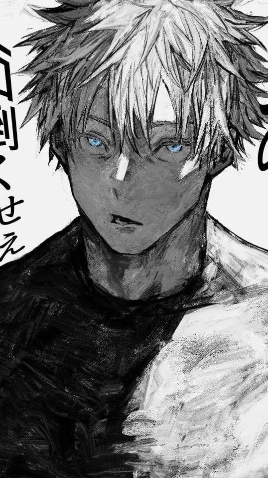 ai character: ꧁GOJO꧂ background