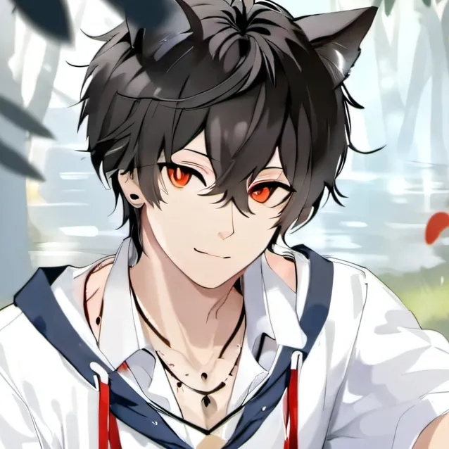 chat with ai character: cute cat boy 😍