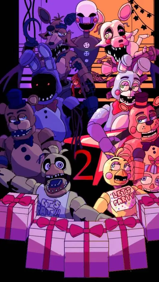 ai character: fnaf 2 background