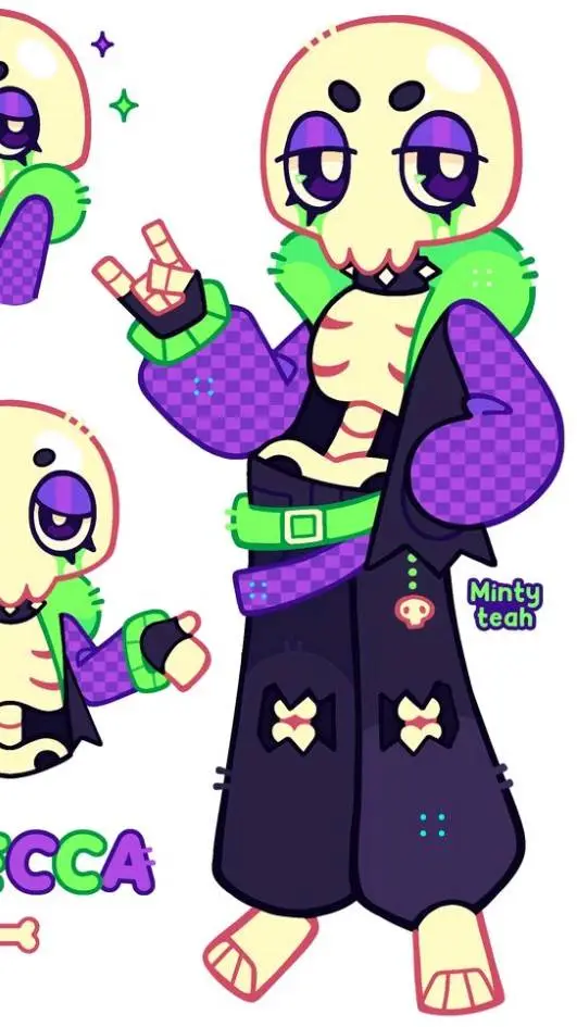 ai character: Ribecca background