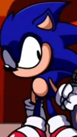 ai character: classic Sonic  background