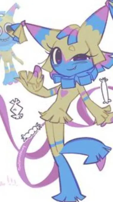 ai character: shrimpo love yatta background