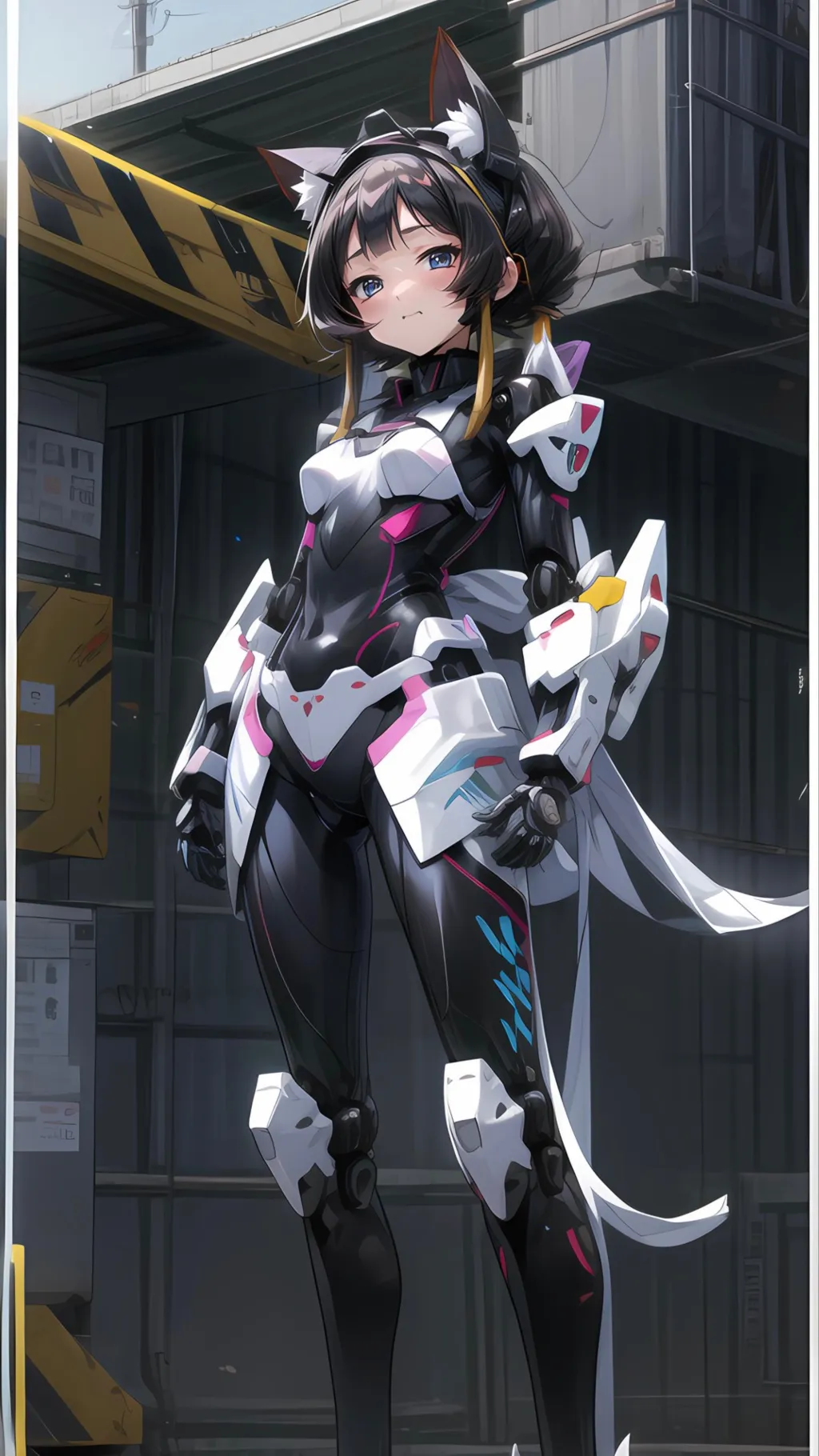 ai character: Cyber B background