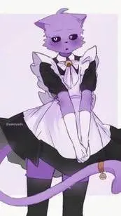 ai character: CatNap maid background