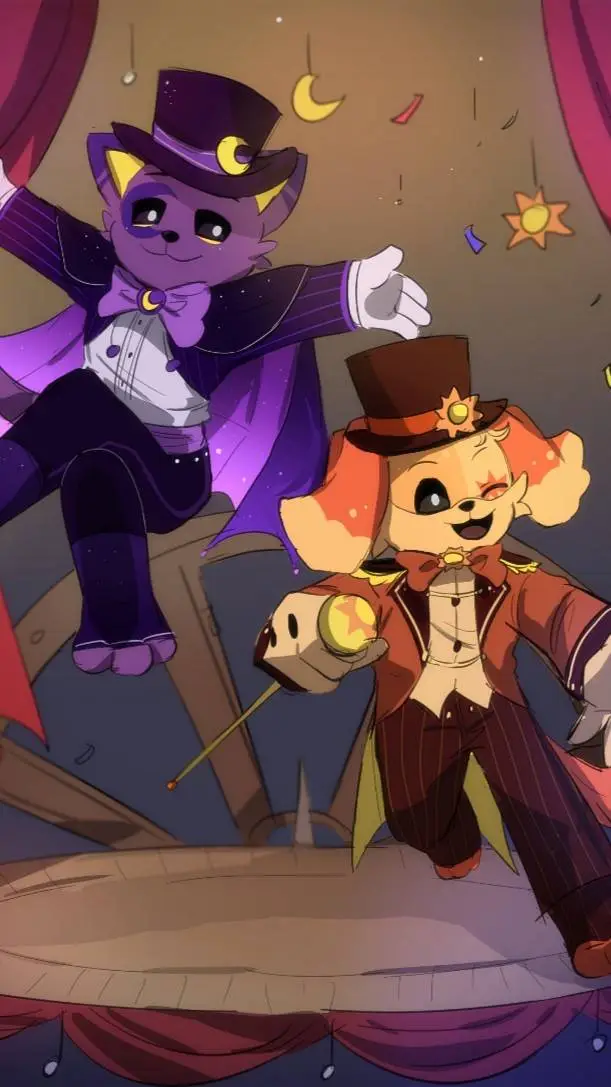 ai character: SC Circus Show. background