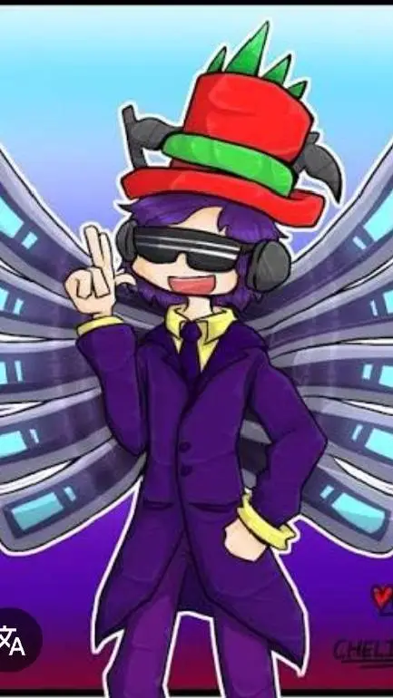 ai character: crazyblox  background