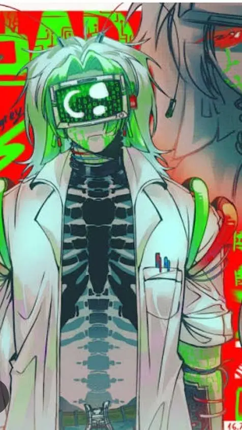 ai character: Badware  background