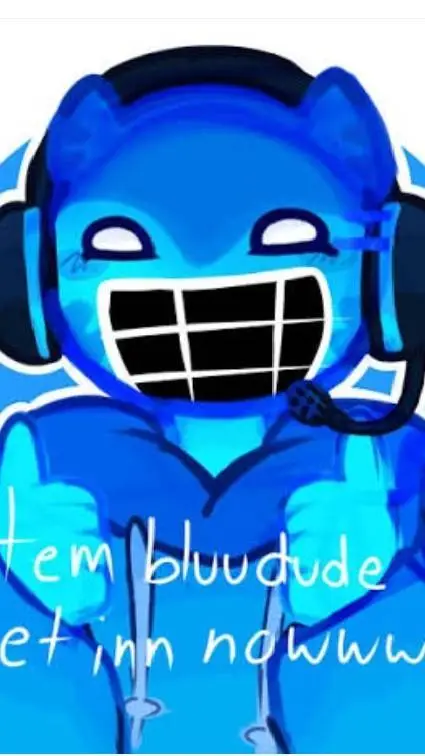 ai character: bluudud background
