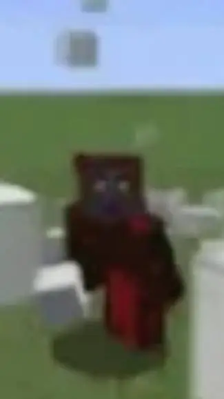 ai character: iron blocks man background