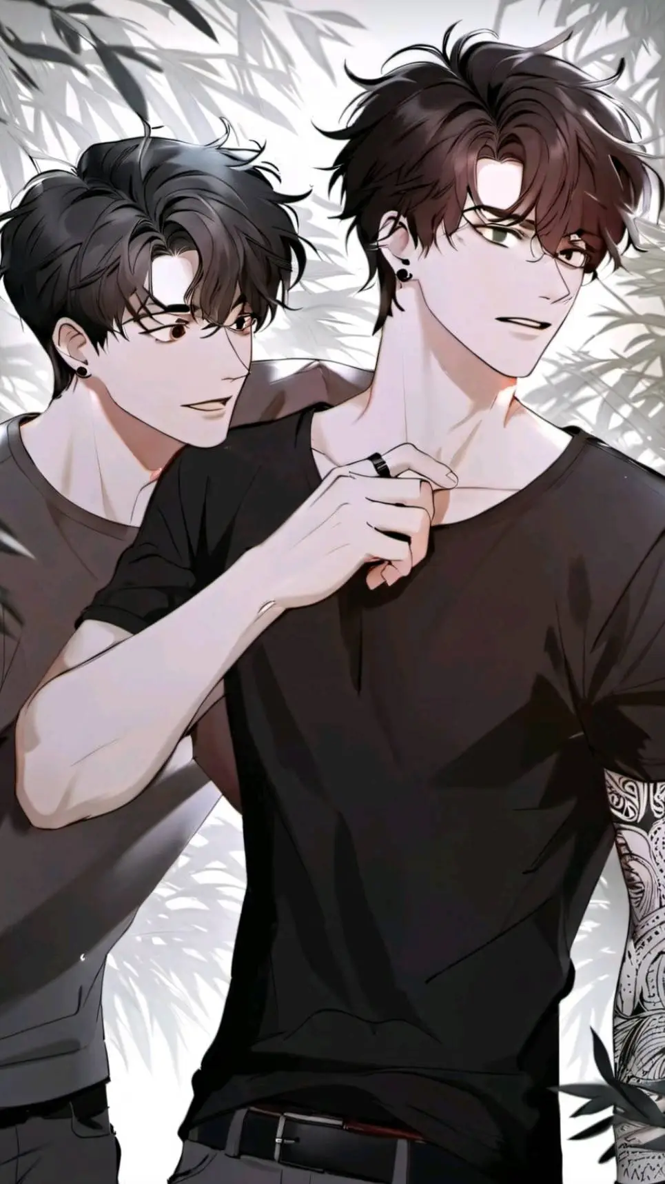 ai character: Zach & Noah background