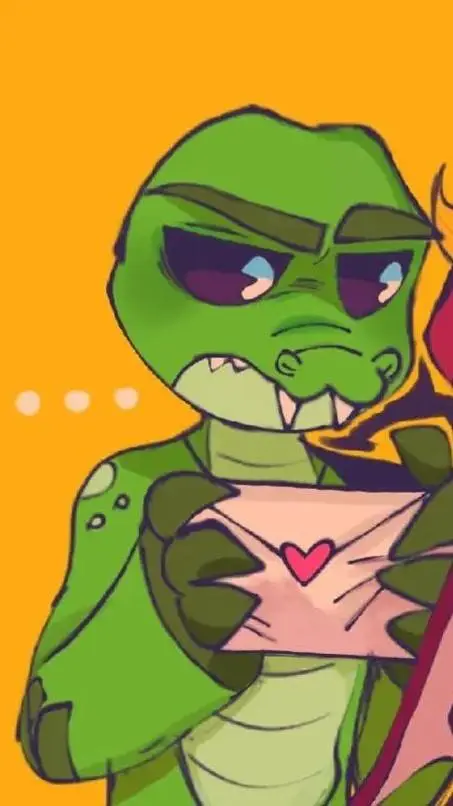 ai character: 🦴 Allister gator🐊 background