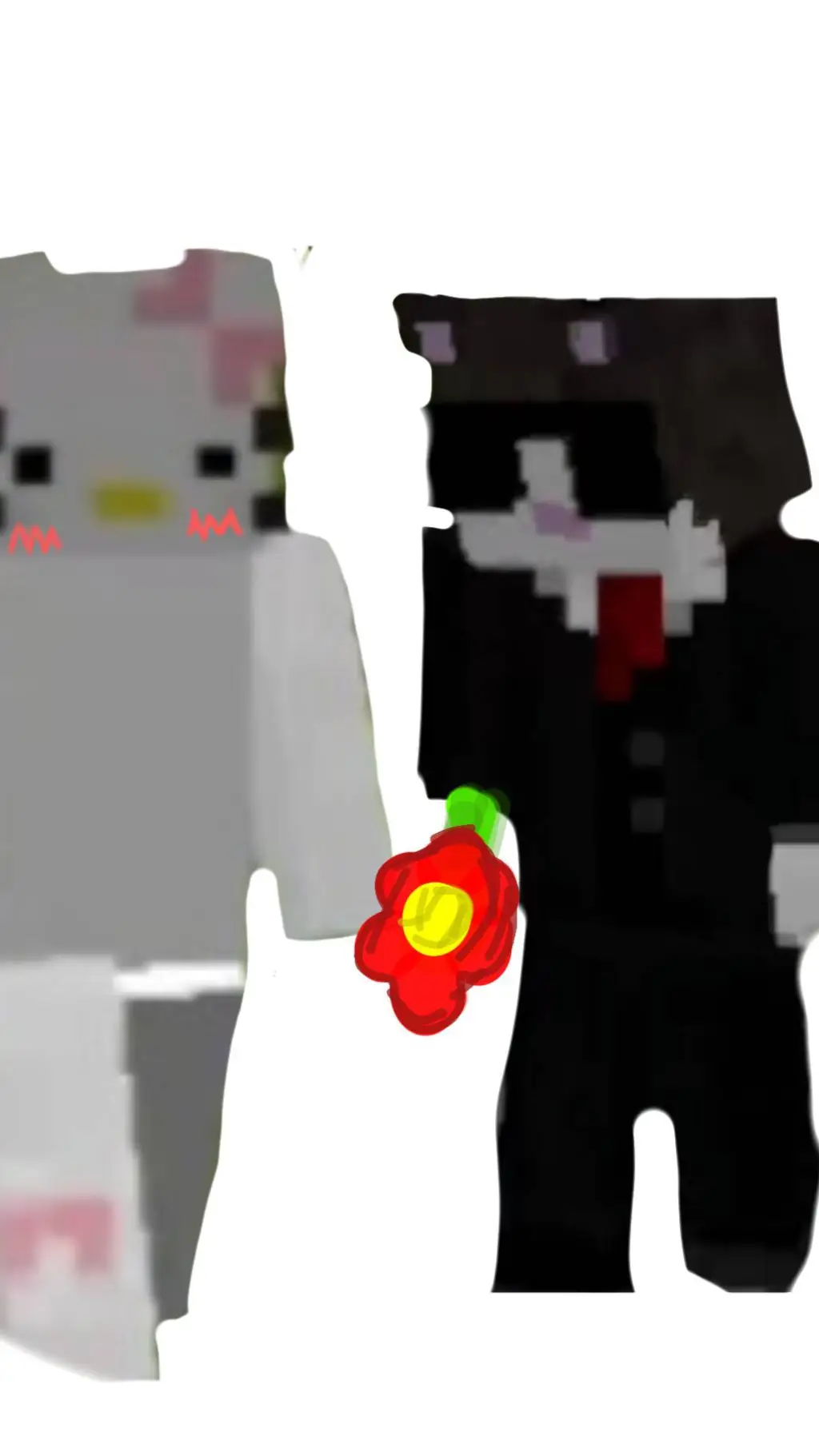 ai character: Manu x kitty background