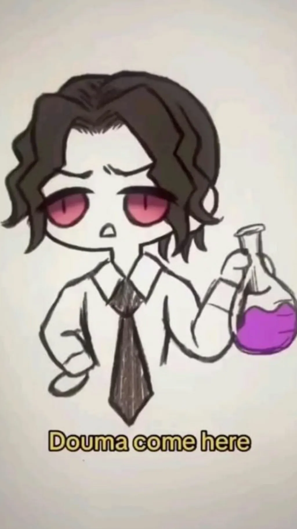 ai character: Kny potion testing background