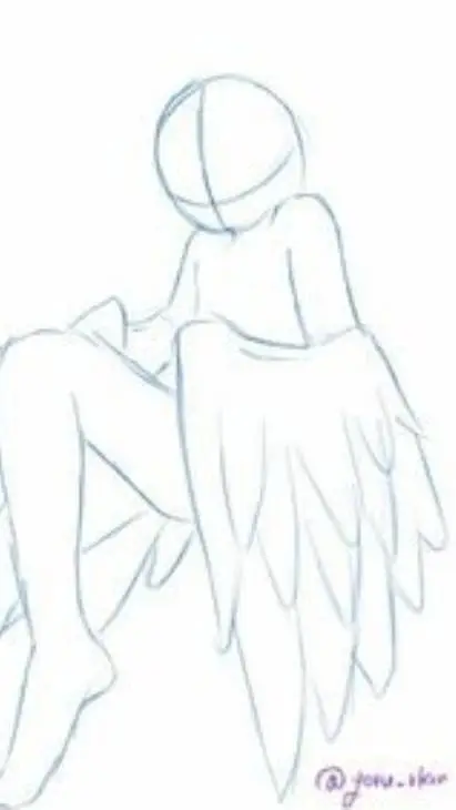 ai character: Angel Y/N x kny background