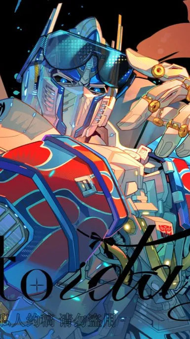 ai character: OPTIMUSPRIME  background