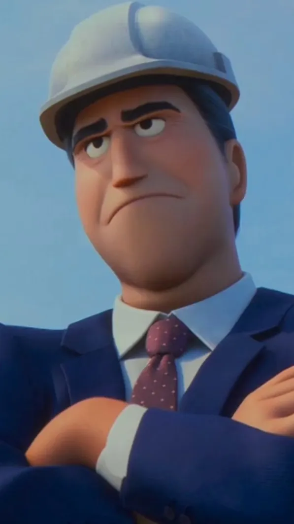 ai character: Mayor Jerry  background