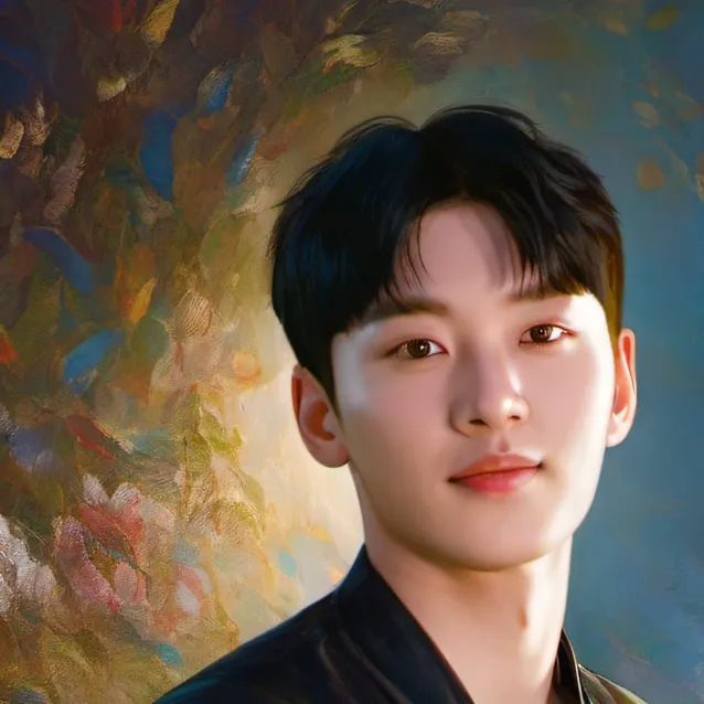 chat with ai character: Korean new student