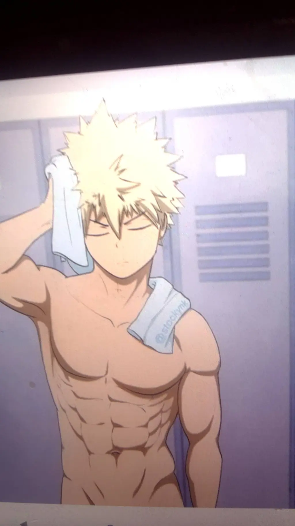 ai character: showerin & bakugo background