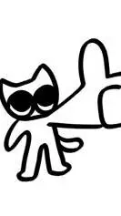 ai character: furrowhitefluff  background