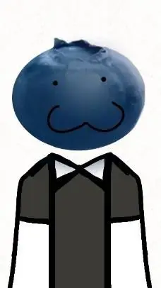 ai character: arandano background